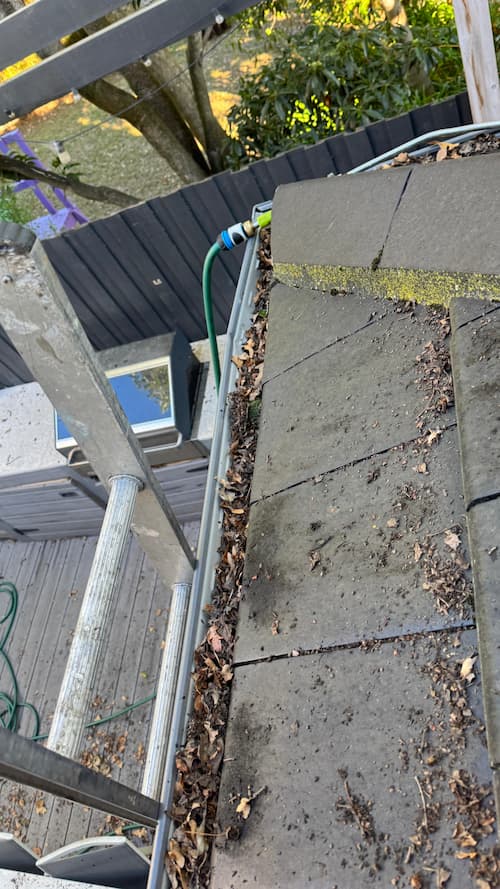 Dirty gutter